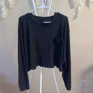 Wild fable cropped sweater